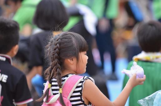 女の子 女の子 可愛い,元気,イメージの写真素材