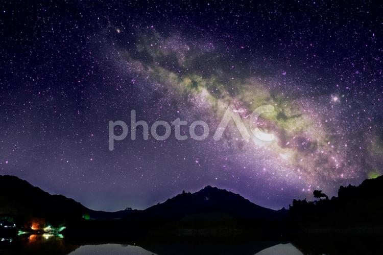 天の川 天体,天の川,七夕の写真素材