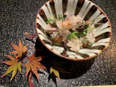 秋を感じる和食 秋を感じる和食の写真