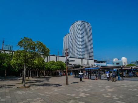 【千葉県】千葉市・海浜幕張駅前 海浜幕張駅,千葉市,千葉県の写真素材