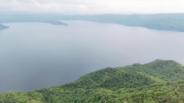 十和田湖畔 春 御鼻部山展望台④ 十和田湖畔 春 御鼻部山展望台④ 湖,山,自然の写真素材