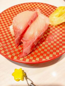 はまち大好き はまち大好き 寿司,はまち,握り寿司の写真素材