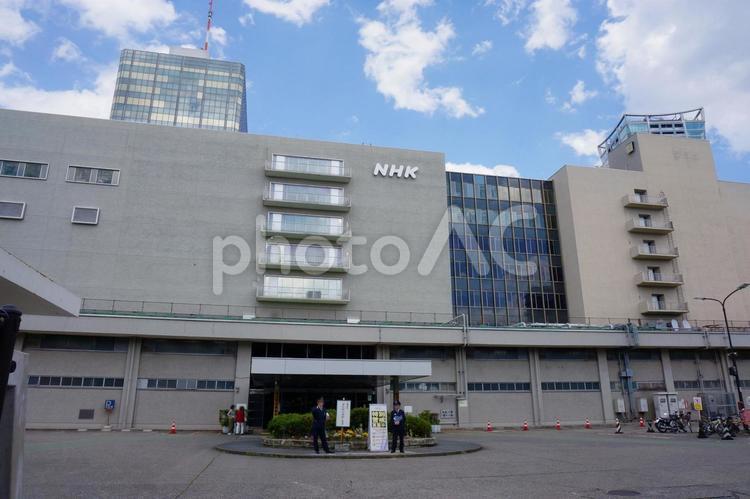 NHK放送センター  東館・西館 nhk放送センター,東館,西館の写真素材