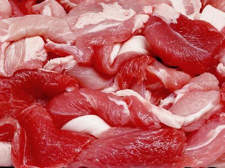 豚肉 豚肉,豚小間切れ,切り落としの写真素材