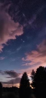 夜空 夜空の写真
