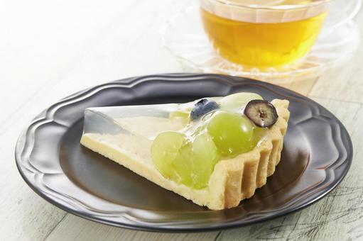 クリアタルト マスカット クリアタルト マスカット クリアタルト,透明,タルトケーキの写真素材