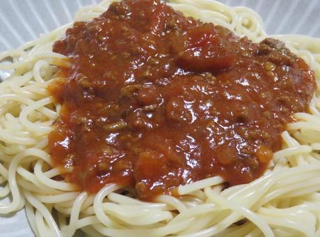 ミートスパゲティ ミートスパゲティ スパゲティ,イタリアン,トマトの写真素材