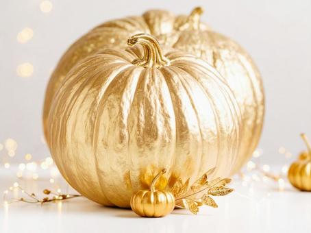 金のカボチャの写真