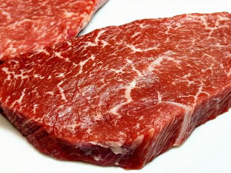 ステーキ肉 ステーキ肉 肉,牛肉,生肉の写真素材