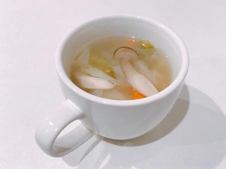 きのこ野菜スープ きのこ野菜スープ,きのこスープ,野菜スープの写真素材