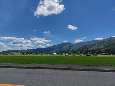 晴れの日 晴れ,街,町の風景の写真素材