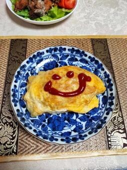 可愛いオムライス 可愛いオムライスの写真
