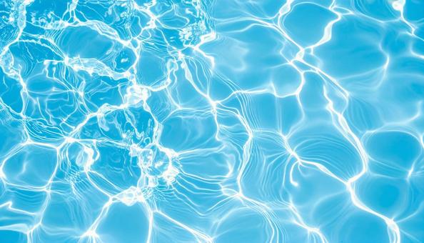 美しい青い液体の水面 美しい青い液体の水面の写真