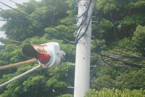 Photo, signal machine, 一灯式, stop, 