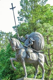 金沢市 尾山神社 前田利家公像(石川) 金沢市 尾山神社 前田利家公像(石川)の写真