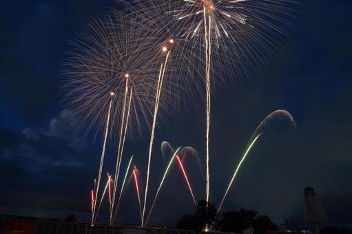 長岡花火2025 長岡花火,2025,長岡の写真素材