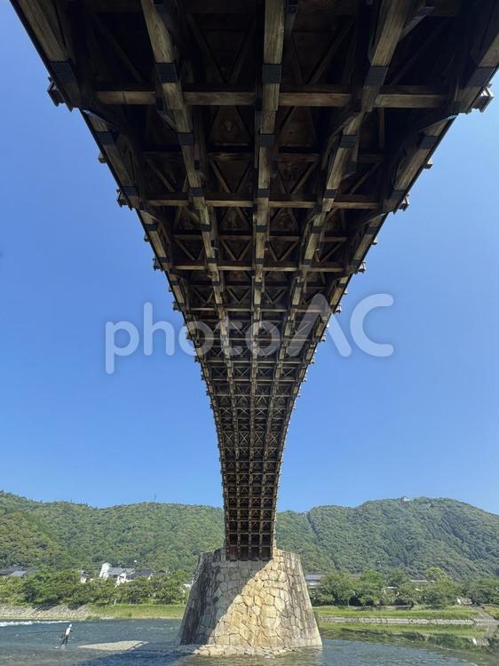 錦帯橋③ 山口,岩国,錦帯橋の写真素材