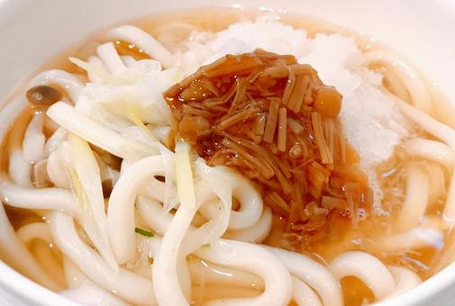 なめ茸大根おろしうどん なめ茸大根おろしうどん なめ茸大根おろしうどん,おろしなめ茸うどん,なめ茸おろしうどんの写真素材