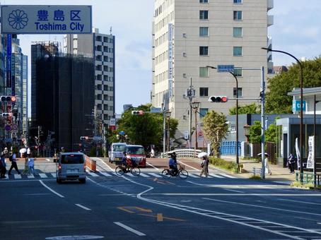 東京都道455号本郷赤羽線豊島・文京区境 東京都道455号本郷赤羽線豊島・文京区境の写真