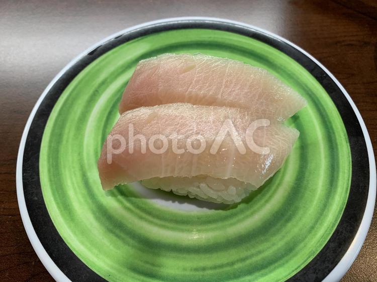 回転寿司・ハマチ 回転寿司,ハマチ,食事の写真素材