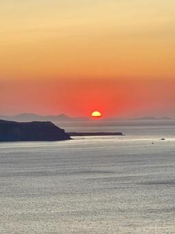Santorini at sunset, JPG Santorini at sunset, JPG