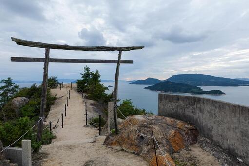 【小豆島】重岩 重岩,小豆島,かさねいわの写真素材