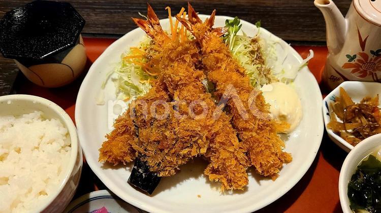 エビフライ/揚げ物 エビフライ,揚げ物,おかずの写真素材