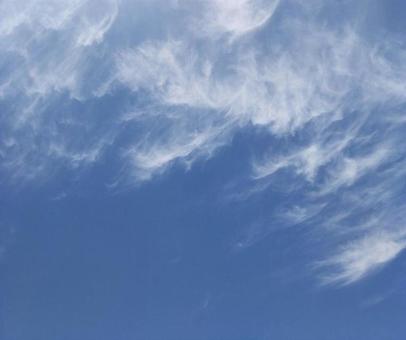 青い空と雲 青い空と雲の写真