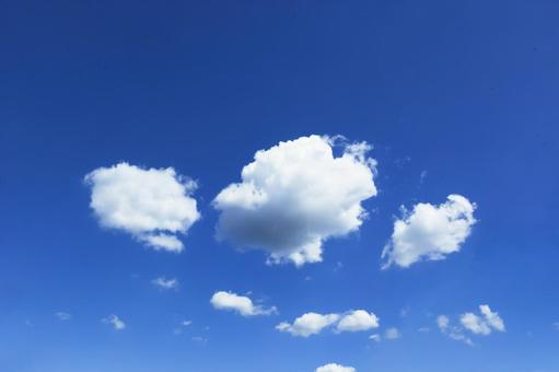 秋の空1 秋の空1 秋,青空,空の写真素材