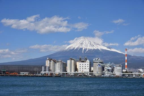 Mount Fuji as seen from Tagonoura Fishing Port, JPG