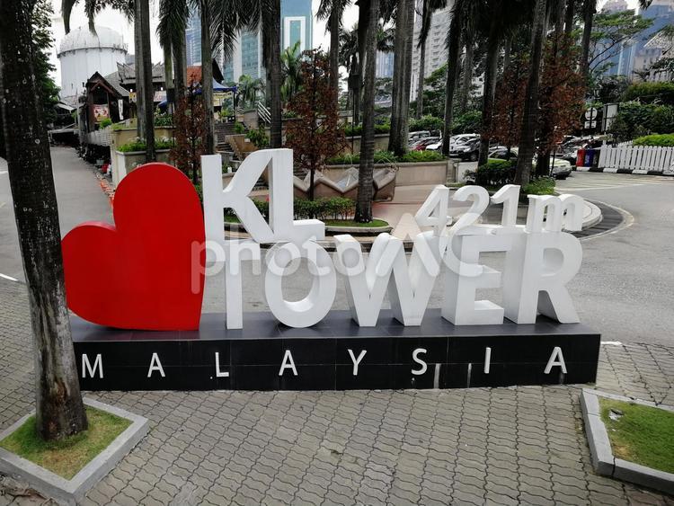 マレーシア　KLタワー klタワー,クアラルンプール,マレーシアの写真素材