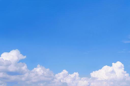 青空と雲 青空と雲の写真