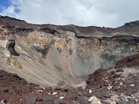 Mount Fuji crater, JPG