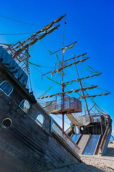 静岡県　広野海岸公園の風景 静岡,静岡県,静岡市の写真素材