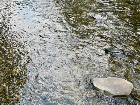 川遊び 川,自然,澄んだ水の写真素材
