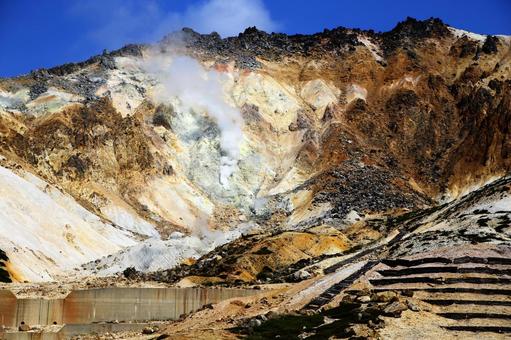 人気がある函館恵山の活火山 人気がある函館恵山の活火山の写真