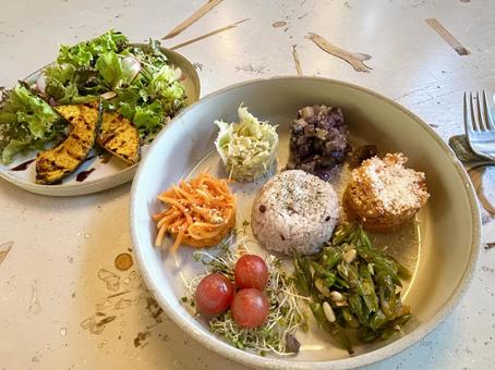 低カロリー、ヘルシーな野菜中心の食事 低カロリー、ヘルシーな野菜中心の食事 ヘルシー,ランチ,野菜の写真素材