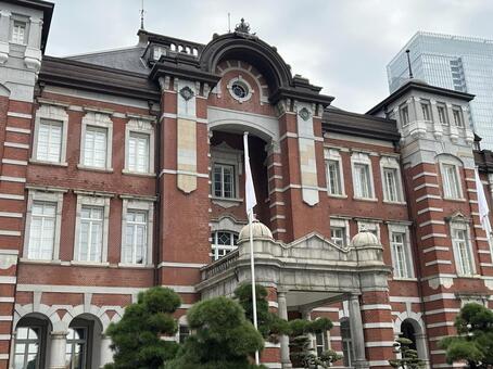 東京駅 東京,東京駅,赤レンガの写真素材