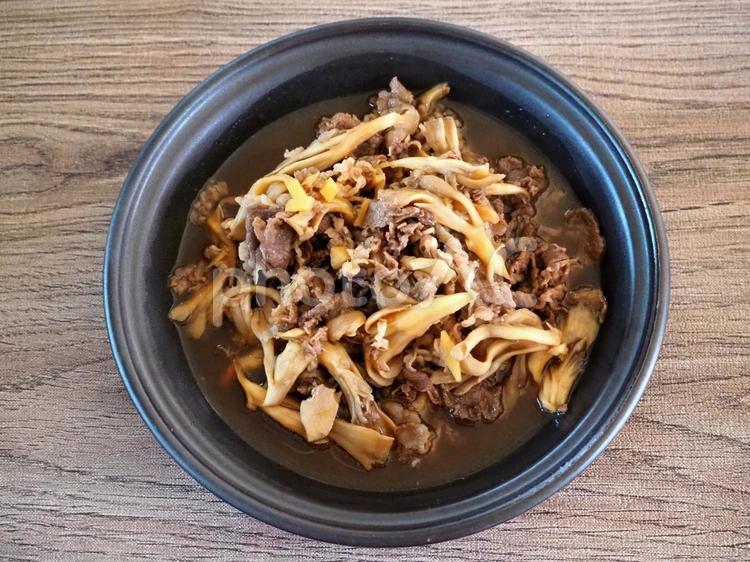 牛肉と舞茸のしぐれ煮 牛肉のしぐれ煮,しぐれ煮,牛肉の写真素材