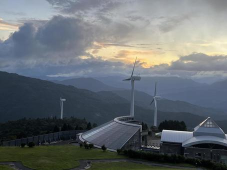 夕暮れのゆとりすとパークおおとよの写真