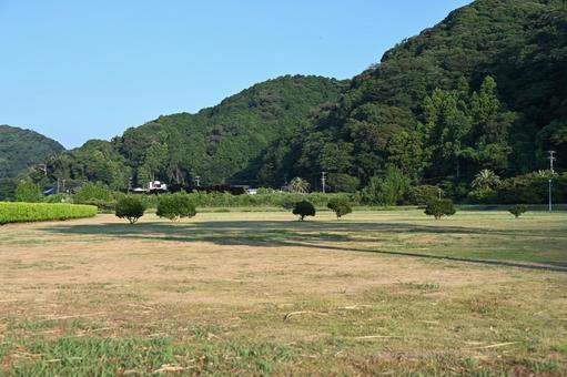 Scenery of Aonogawa Furusato Park in Shimogamo, landscape, shimoga, shizuoka prefecture, JPG