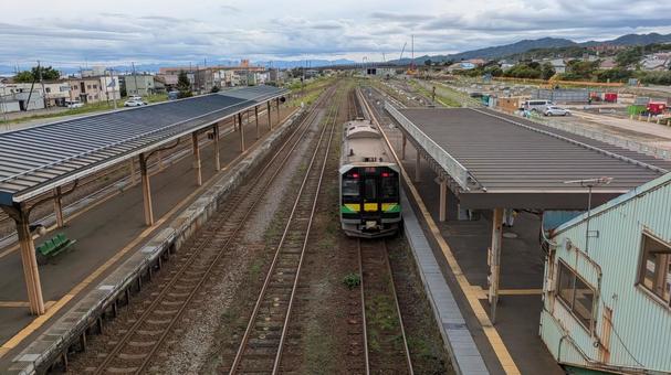 JR北海道 長万部駅 駅構内 JR北海道 長万部駅 駅構内 jr北海道,jr,長万部駅の写真素材