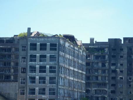 軍艦島 軍艦島 軍艦島,長崎,九州の写真素材