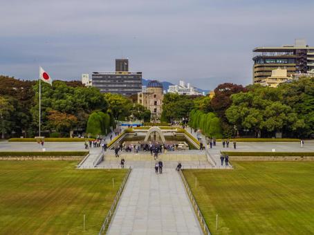 【広島県】広島市・平和記念公園 広島県,平和記念公園,世界遺産の写真素材