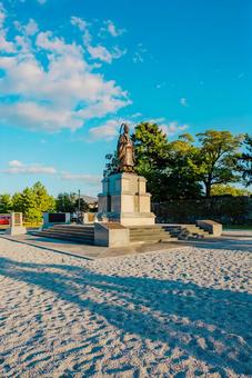 【佐賀】佐賀城跡の周辺 佐賀,風景,sagaの写真素材