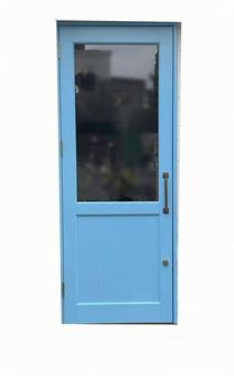 おしゃれなドア おしゃれなドア,ドア,水色の写真素材