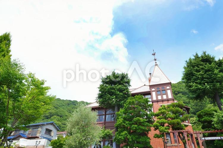 神戸 北野異人館 風見鶏の館 三ノ宮,三宮,兵庫県の写真素材