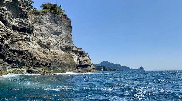 堂ヶ島 遊覧船からの風景 堂ヶ島 遊覧船からの風景の写真