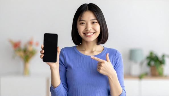 おすすめの指をさす人 おすすめの指をさす人の写真
