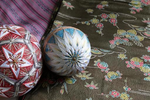 てまり てまり,手鞠,手まりの写真素材